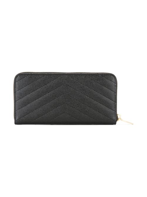 Cassandre zip-around wallet in matelassé leather Saint Laurent | 358094BOW011000